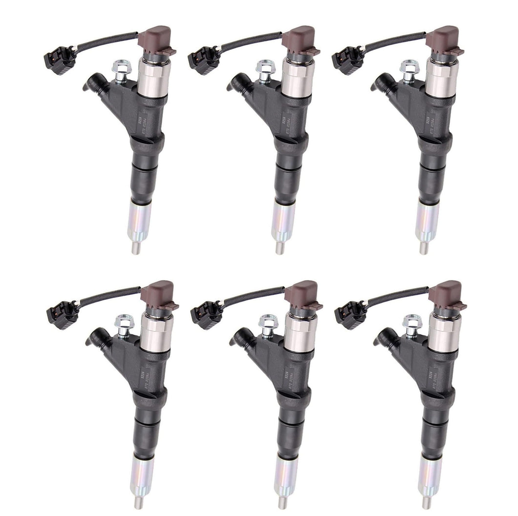 Hino E13C Brand New Common Rail Diesel Injectors, Set of 6