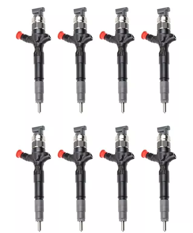 8 Diesel Injectors for Toyota Landcruiser V8 200 Series 1VD-FTV