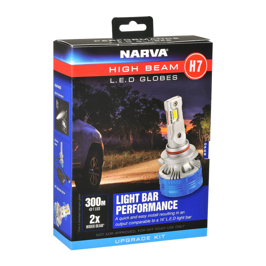 Narva H7 12/24V Gen III High Beam LED Performance Globe Kit eRevolution