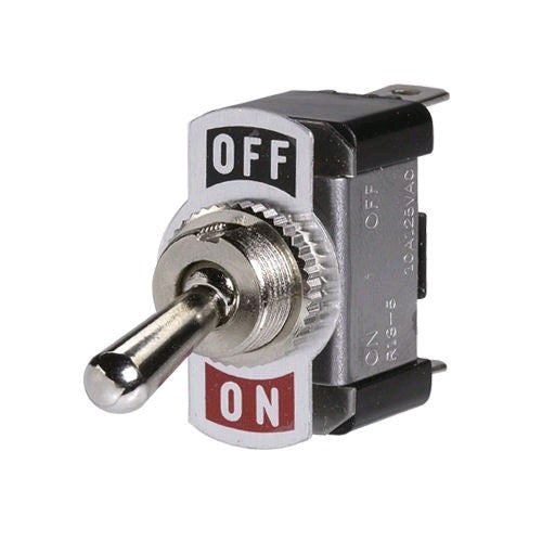 Narva 60060 Metal Toggle Switch - On / Off 12V 20 amp or 24 Volt 10 amp 60060BL