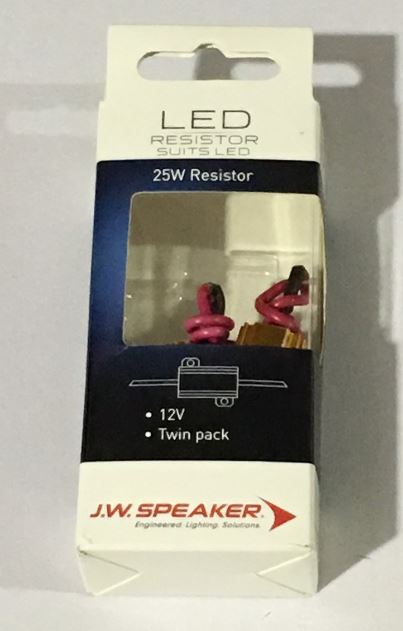 (PAIR) JW Speaker 25W Load Resistor CANbus LED Control Unit ERROR canceller