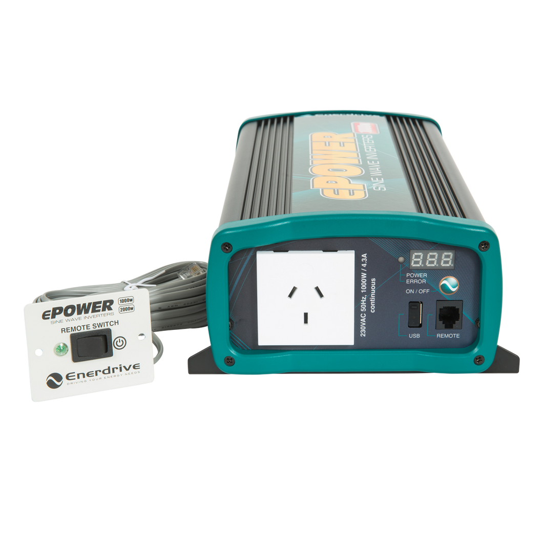 ENERDRIVE ePOWER 1000W True Sine Wave Inverter EN1110S