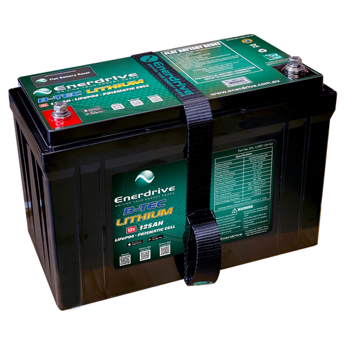Enerdrive B-TEC 12V 125Ah G2 Lithium Battery EPL-125BT-12V