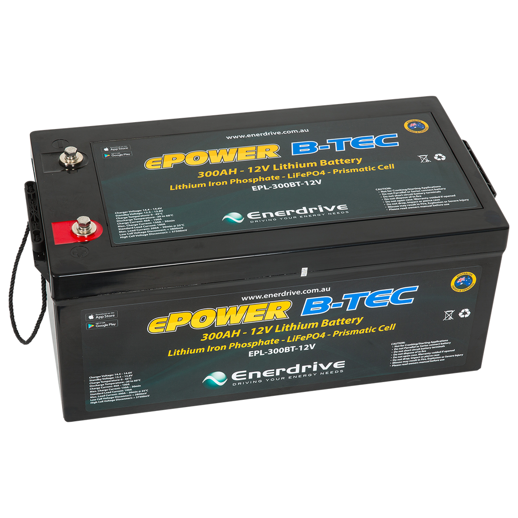 ePOWER B-TEC 12V 300Ah Lithium Battery
