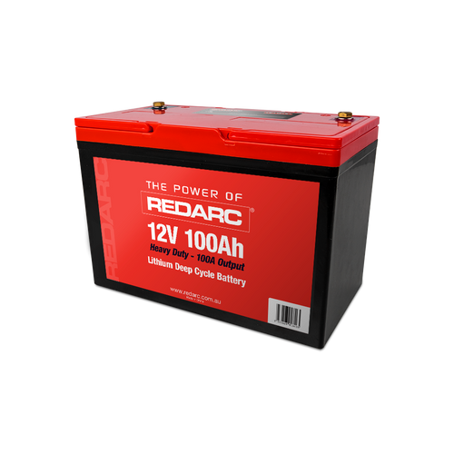 REDARC 100AH Heavy Duty Lithium Deep Cycle Battery LBAT12100-HD