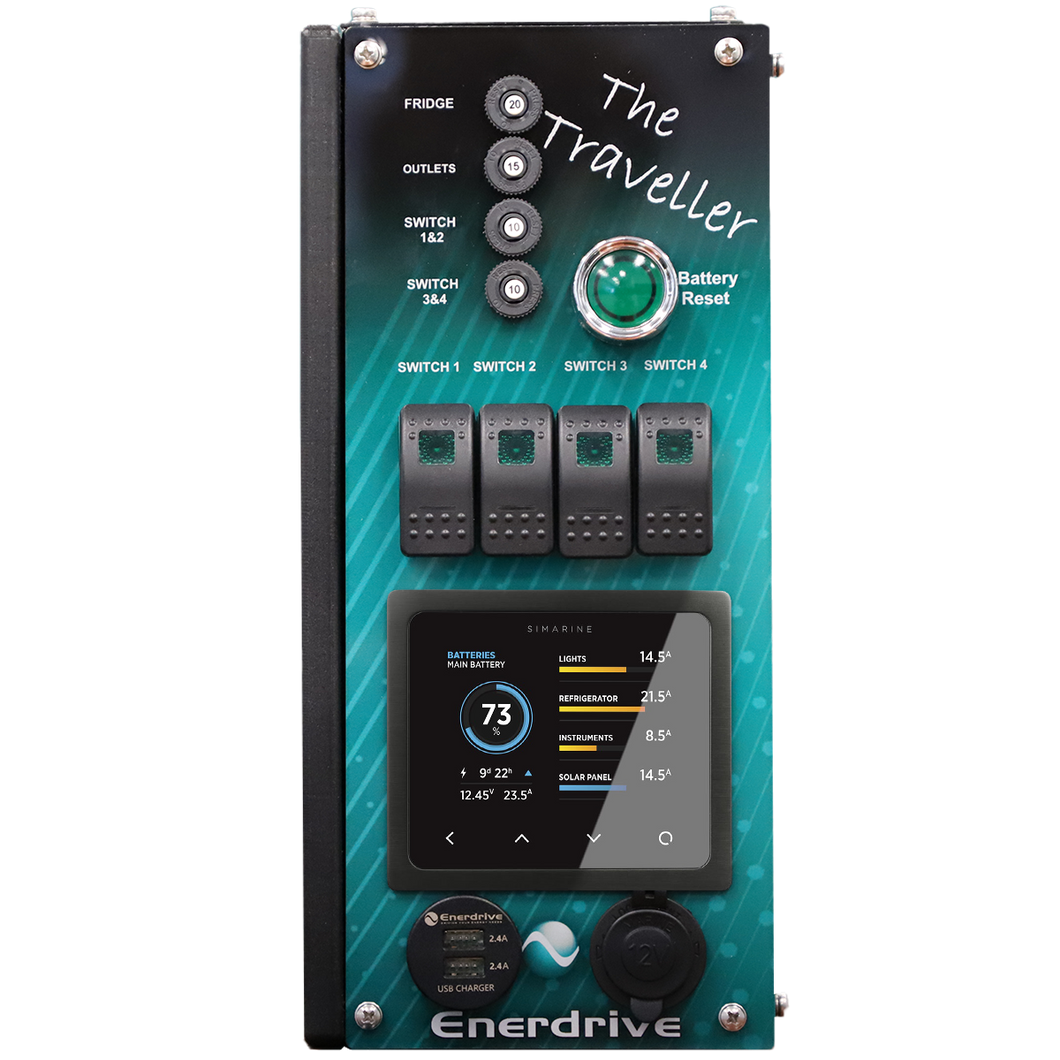 Enerdrive 4WD Canopy Traveller System with Simarine Battery Monitor - K-Traveller-02