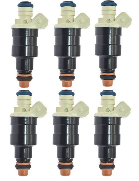 6x Fuel Injectors 0280150160 for BMW 325 325E 325ES 528E 2.7L L6 1982-1987