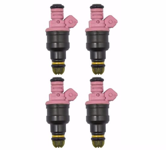 4 x FUEL INJECTORS for BMW 328i Z3 M3 528i M52 6 CYL INJECTOR AS NEW PINK