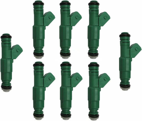 8 x 440cc 42lb Green Giant Fuel Injectors - OEM 0280155968 Fits LS1 VN VY V8 & More