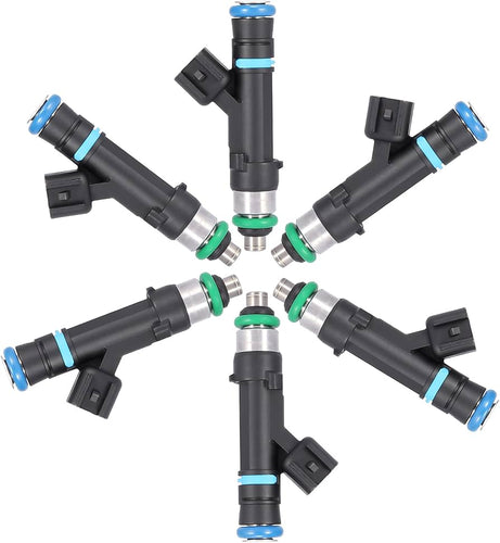 6 x Fuel Injectors for Dodge Durango, Nitro, Ram 1500, Jeep Liberty & More 0280158020