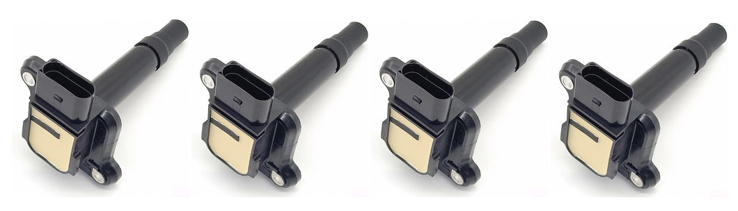 Set of 4 Brand New Ignition Coil for Audi A3 A6 A8 RS6 S3 S6 S8 TT 1.8L T 4.2L