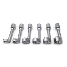 6-Piece Injector Fuel Line Socket Wrench Set 1/2" Diesel Fuel Injector Line Injection Socket Wrench Spanner Tool Set 12/14/16mm