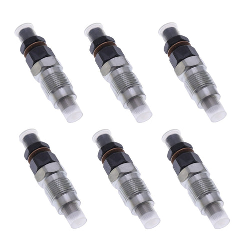 Set of 6 Denso Injectors for Toyota LandCruiser 1HZ 100 Series 6890