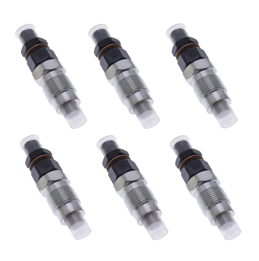 Set of 6 Denso Injectors for Toyota LandCruiser 1HZ 100 Series 6890