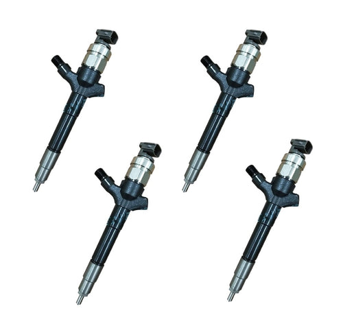 Set of 4 Diesel Injectors + Fitting Kit for Mitsubishi Pajero 3.2L 4M41 DPF – Denso 095000-7500 / 1465A279