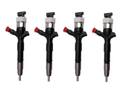 TOYOTA HILUX& FORTUNER 3.0L 1KD-FTV EURO 3 NEW GENUINE DIESEL INJECTORS SET OF 4
