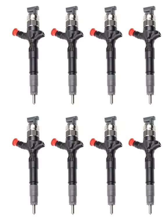 8X Diesel Fuel Injectors for Toyota Land Cruiser 1VD-FTV 200 Series 095000-9780 VDJ200