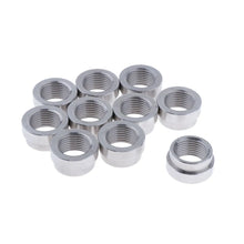 10 Pcs M18x1.5 O2 Oxygen Sensor Stainless Steel Iron Weld On Bung Plug Stepped Nut Cap Kit For Lambda Sensor Oxygen Sensor