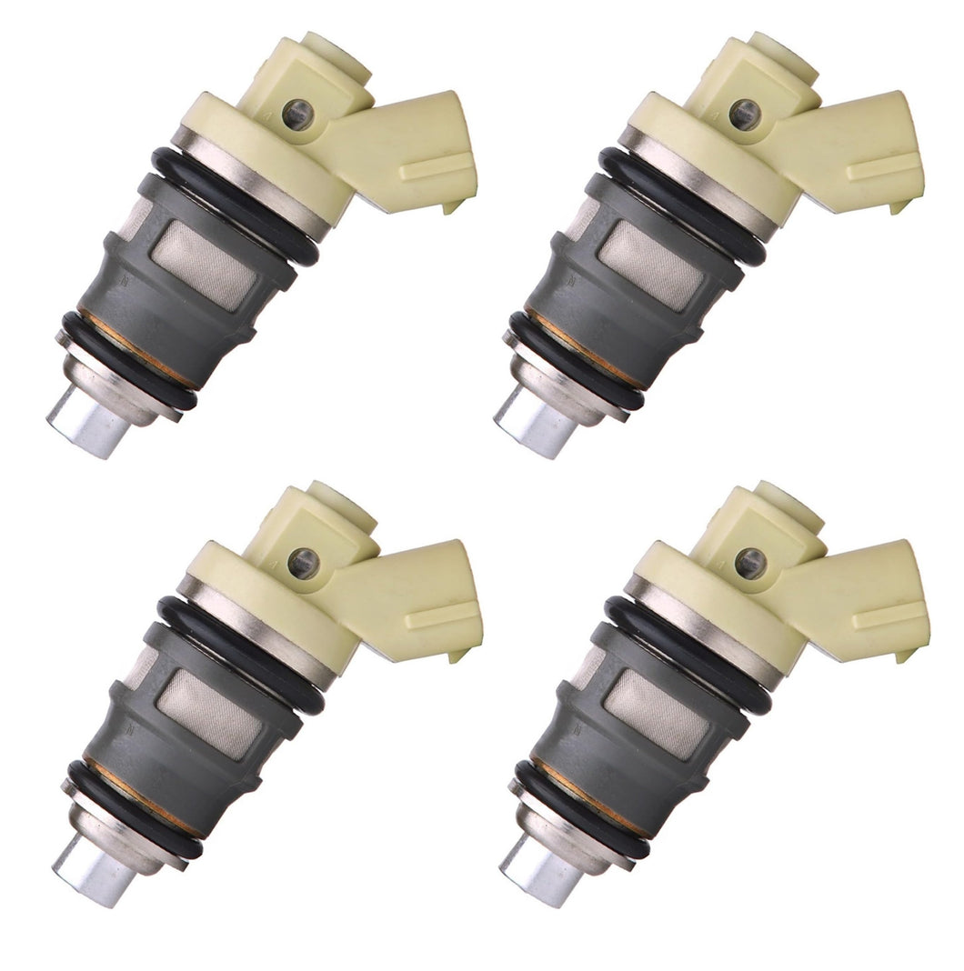 GENUINE 540cc 550cc FUEL INJECTORS for TOYOTA Denso 3SGTE 4AGE 20V SIDE FEED x 4