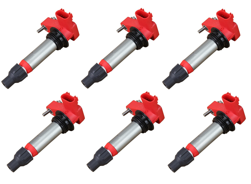 6 x Performance Ignition Coils for Holden Caprice WM WN LPG 2012 - 2015 3.6 V6 -