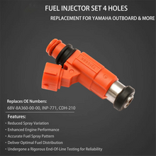 880887T1 for Mercury 115 Efi 4 Stroke Fuel Injector Injection Parts 880887T-1 Cdh210 68V-8A360-00-00,4PCS