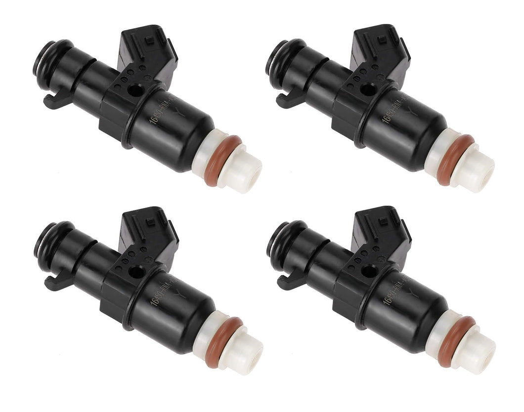 4 x 16450-RNA-A01 Fuel Injectors for Honda 06-11 Civic Fit 09-13 1.8L