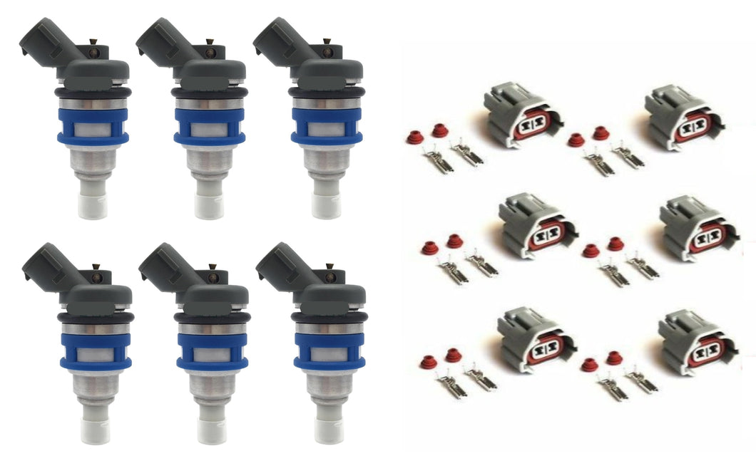 6 x  Fuel Injectors for NISSAN / NISMO Z32 300ZX 89 ~ 94 VG30