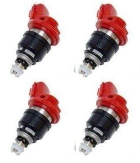 4 850cc JECS Side Feed Fuel Injectors for NISSAN SR20 DET S13 S14 S15 E85