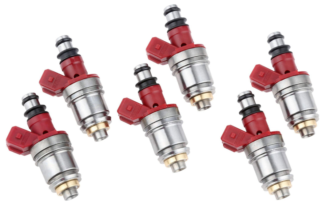 Set of 6 Fuel Injectors For 1991-1999 Nissan Patrol GQ Y60 TB42E 4.2L