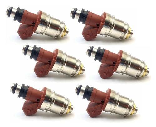 6 x FUEL INJECTORS for NISSAN PATROL GQ Y60 TB42E 4.2L 91-99 +30% 360cc