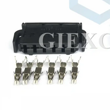 2 Sets 6 Pin 872 862 521 1-1670920-1 893971996 89397199 Fuel Injector Connector Dash Sensor Plug AC Assembly Socket For VW Audi