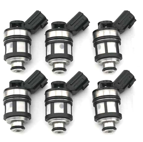 6 PETROL FUEL INJECTORS *GENUINE* *AS NEW*for  NISSAN PATROL GU Y61 TB45E 4.5 li