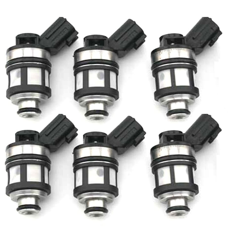 6 PETROL FUEL INJECTORS *GENUINE* *AS NEW*for  NISSAN PATROL GU Y61 TB45E 4.5 li