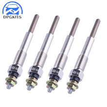 4pcs Excavator Glow Plug  9-82511978-0 9825119780 For Isuzu ELF250 ELF350 C240 C190 C201 C221 4FA1 Diesel Engine Digger Parts