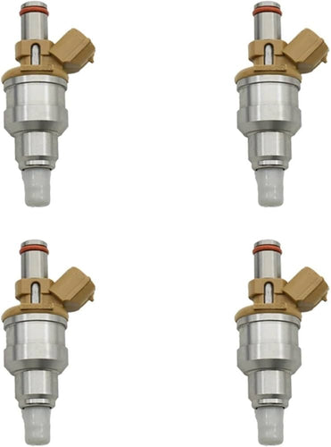 Set of 4 Fuel Injectors for Mazda 323 Astina, Protégé 1.8, OE #195500-2180