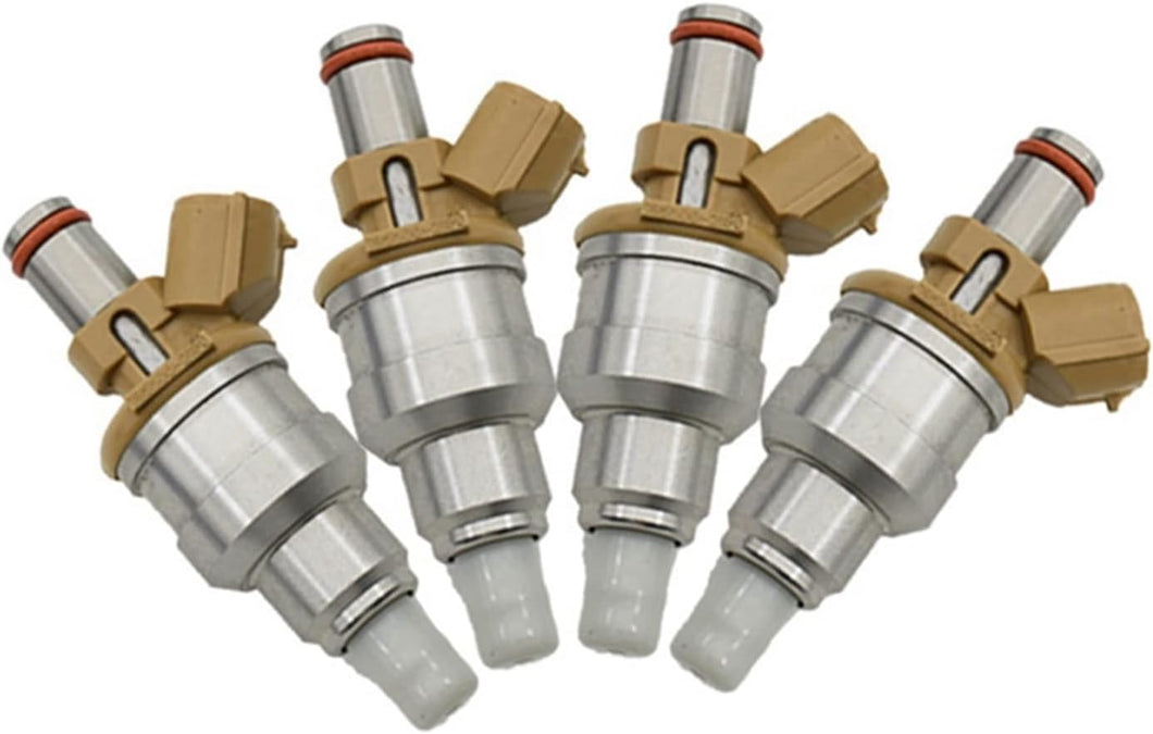 Set of 4 Fuel Injectors for Mazda 323 Astina, Protégé 1.8, OE #195500-2180