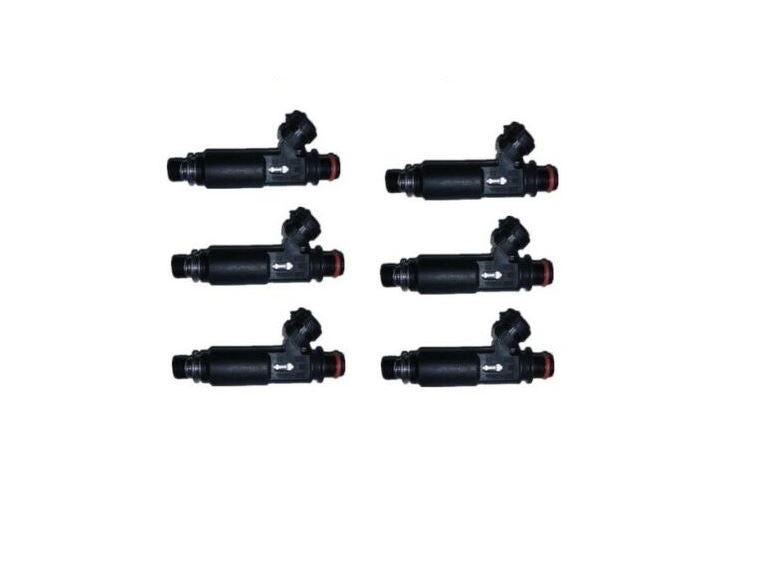 6 x FUEL INJECTORS for MITSUBISHI PAJERO NP 6G75 3.8 V6 03-06 DENSO INJECTOR
