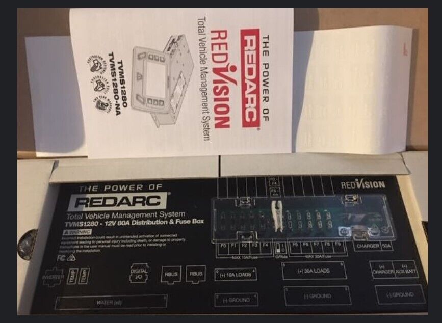 REDARC Redvision MANAGER30 Kit TVMSKIT05 + 2000W INVERTER R-12-2000RS ...