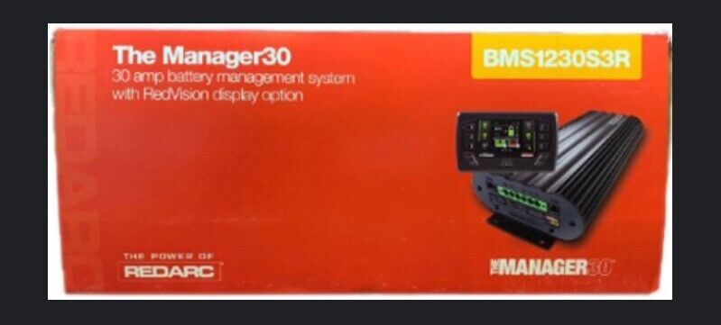 REDARC Manager30 V3 Battery Management with Redvision BMS1230S3R