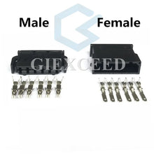 2 Sets 6 Pin 872 862 521 1-1670920-1 893971996 89397199 Fuel Injector Connector Dash Sensor Plug AC Assembly Socket For VW Audi