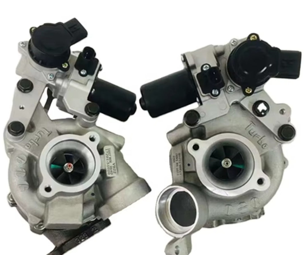Turbocharger Pair 17201-51020 & 17208-51010 Toyota Land Cruiser VDJ200 200 Series Left & Right