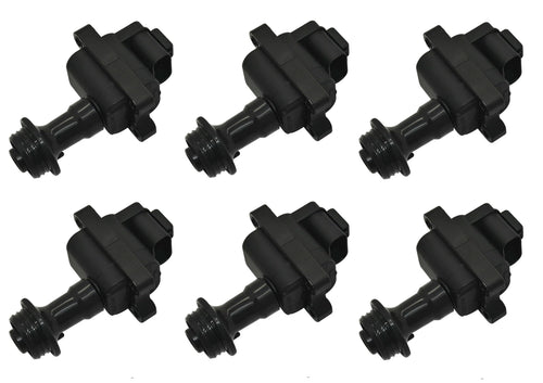Performance ignition coils for NISSAN SKYLINE HR31 R31 A31 Z31 RB20DET x 6
