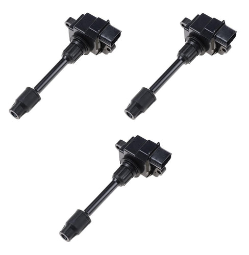 FRONT IGNITION COILS x 3 for NISSAN MAXIMA A32 3.0L VQ30DE 1995 > 2000