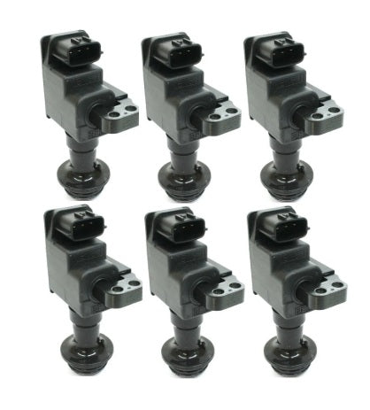 6 Ignition Coils for SKYLINE ER34 R34 GT-T STAGEA LAUREL RB20 DET RB25