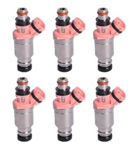 6 FUEL INJECTORS for TOYOTA LANDCRUISER FZJ80 1FZ-FE 4.5L 6 CYL 92-98 INJECTOR