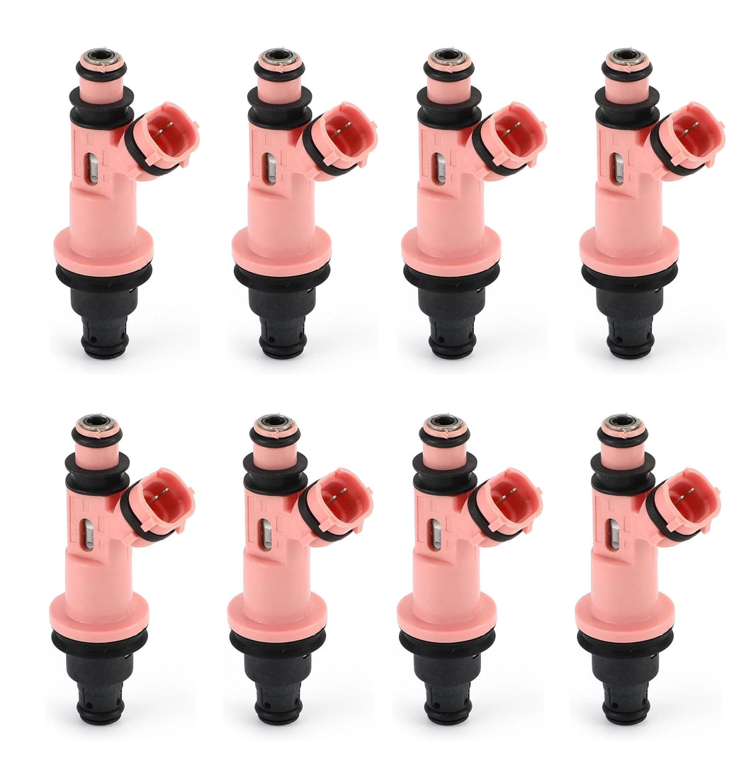 8 x FUEL INJECTORS for LEXUS LS400 UCF20R 1UZFE 4.0L V8 1994-2000 DENSO
