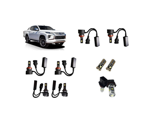 LED Headlight Conversion Kit for Mitsubishi Triton MR 2018-2022 - 6500K