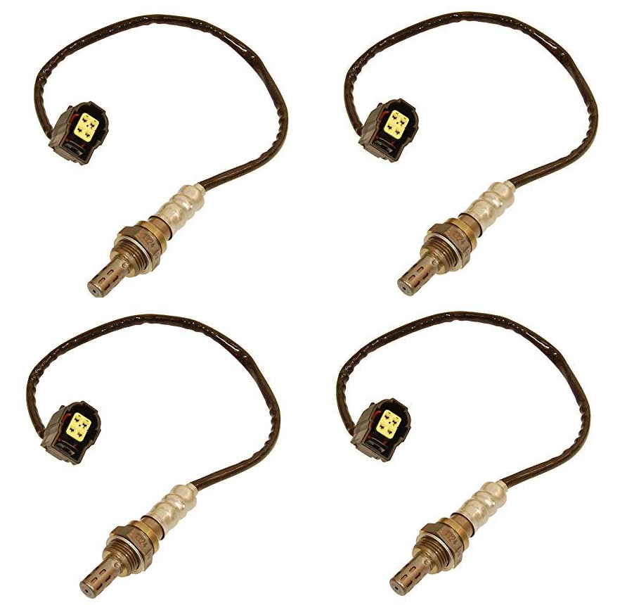 4 x Oxygen Sensors for Chrysler Sebring 2.7 o2 Pre-Cat & Post-Cat - vehicle kit