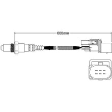 Front right oxygen sensor o2 for Volkswagen Touareg Pre-cat 02 - 06 Vw