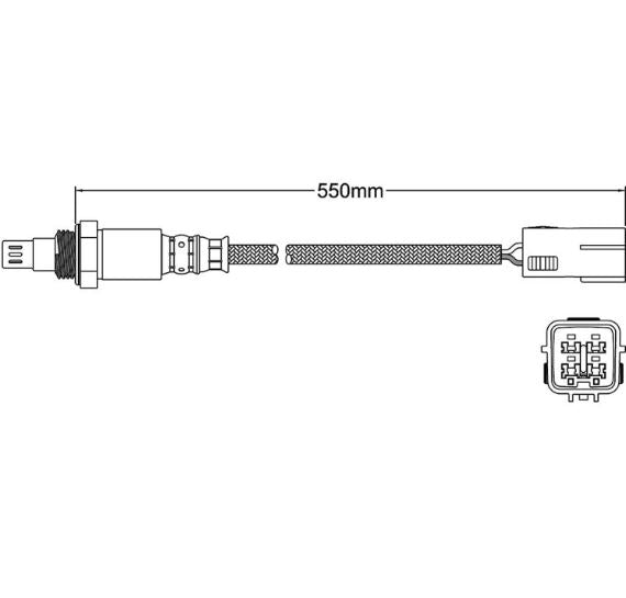 Oxygen sensor o2 for Subaru Forester Gt 2.5l 2009 On Pre Cat